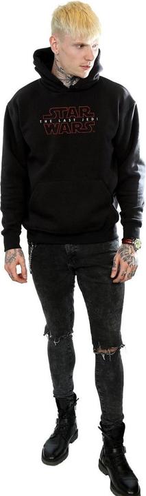Actual product image Star Wars Mens The Last Jedi Logo Hoodie (L)