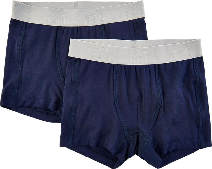 Minymo Unterwäsche-Set Boxershorts 2er Set Dark navy Gr. 116 (116)