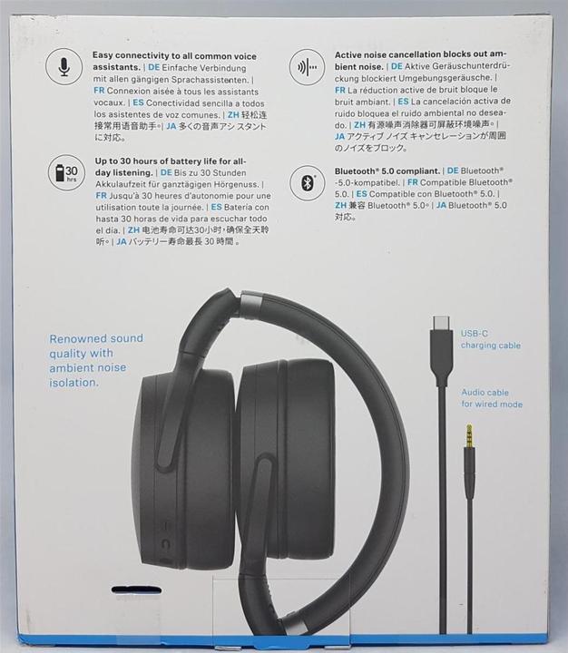 Actual product image Sennheiser HD 450BT (ANC, 30 h, Wireless, Cable)