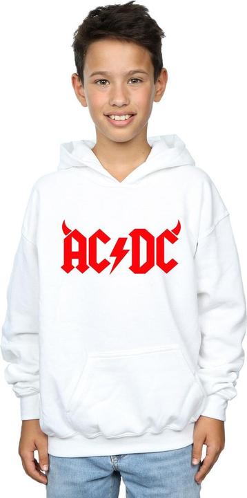 Actual product image AC/DC Boys Horns Logo Hoodie (116)