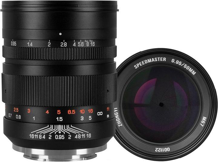 Actual product image Zhongyi Mitakon Speedmaster 50mm f/0.95 PRO Sony E (Sony E, APS-C / DX, full size)