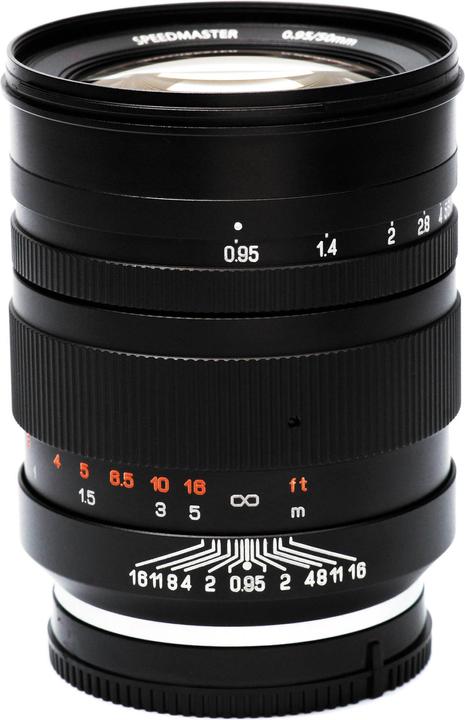 Actual product image Zhongyi Mitakon Speedmaster 50mm f/0.95 PRO Sony E (Sony E, APS-C / DX, full size)