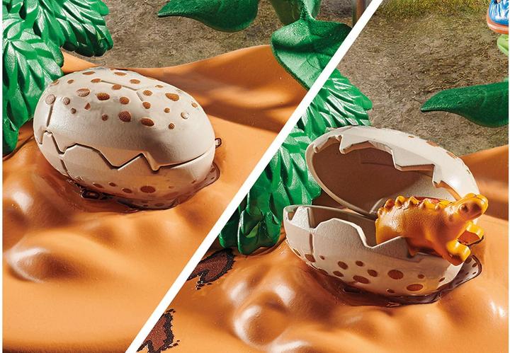 Image du produit Playmobil Nid de stégosaure avec voleur d'oeufs (71526)