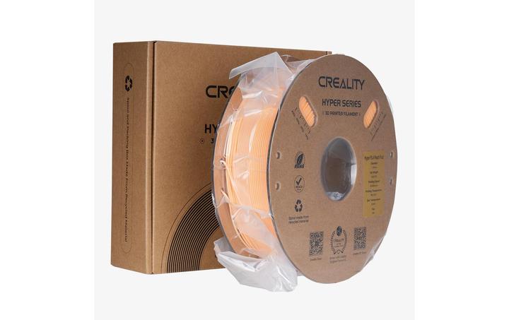 Actual product image Creality Filament PLA Hyper, Peach, 1.75 mm, 1 kg (PLA, 1.75 mm, 1000 g, Rose)