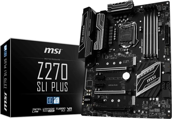 Actual product image MSI Z270 Sli Plus (LGA 1151, Intel Z270, ATX)