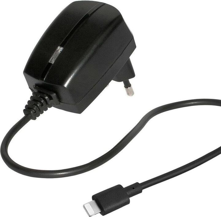 Produktbild fontastic MFI Travel Charger 220Volt für Apple iPhone lightning mit 1A schwarz