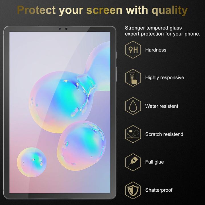 Image du produit Cadorabo Film de protection Tempered Tablet (1 pièce(s), Galaxy Tab S6 10.5 (2019))