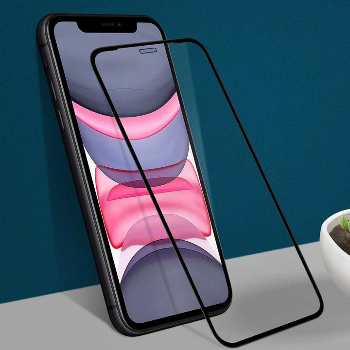 Actual product image 3MK Hardglass Max screen protector (1 Piece, Apple iPhone 11)
