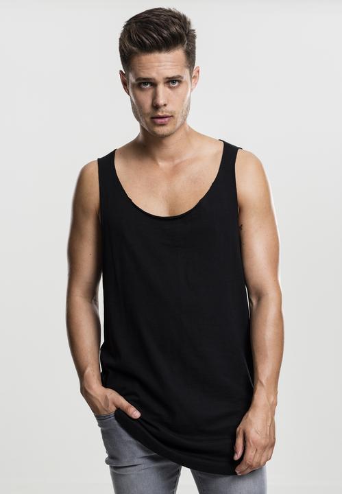 Image du produit Urban Classics Long Shaped Open Edge Loose Tank (réservoir lâche à bord ouvert) (S)