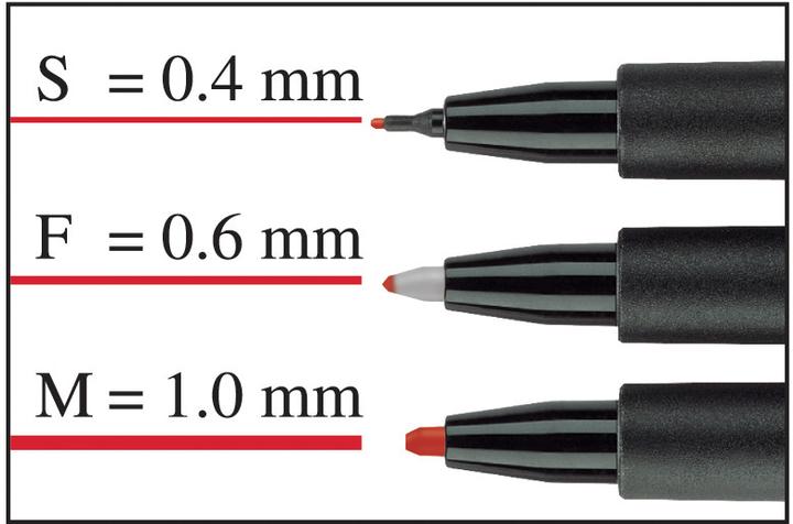 Image du produit Faber-Castell Rétroprojecteur Multimark Permanent (Rouge, 0.40 mm, 1 x)