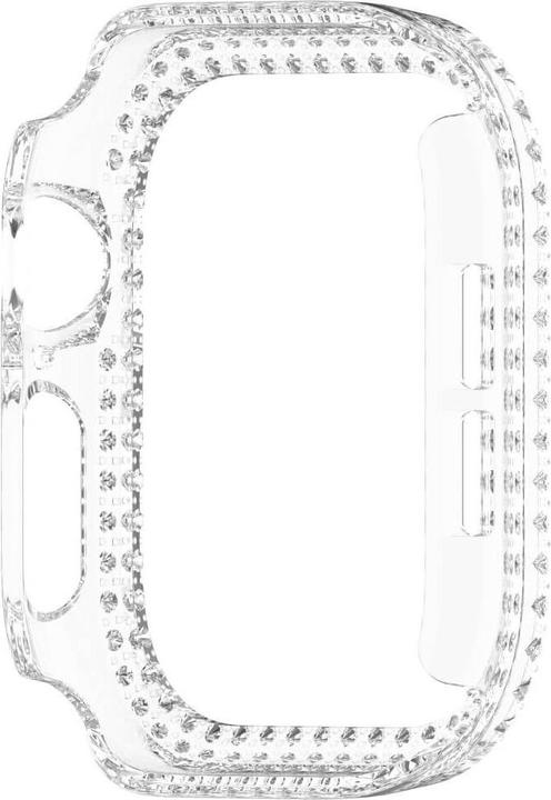 Actual product image Cover-Discount Apple Watch 10 - 46mm - Glitter rhinestone protective case