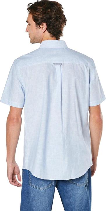 Actual product image Universal Textiles Mens Slub Poplin Short-Sleeved Shirt (XXL)