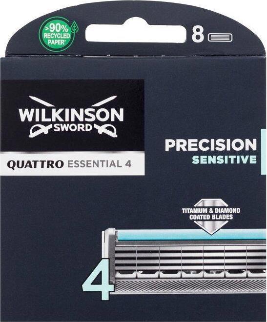 Actual product image Wilkinson Quattro Titanium Sensitive (8 x)
