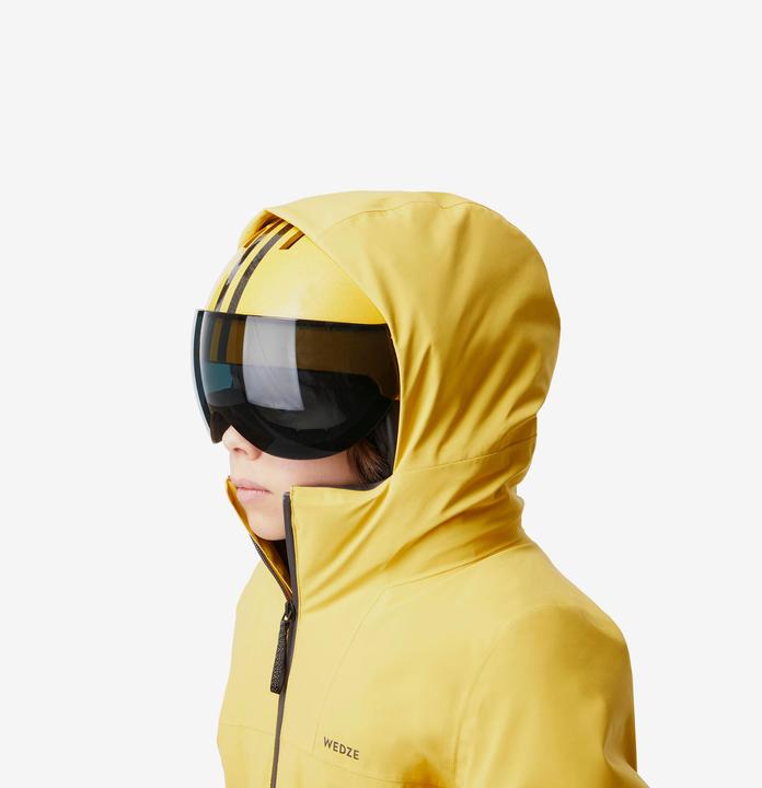 Produktbild Wedze Skijacke Kinder wattiert warm wasserdicht - Piste 500 gelb (152)
