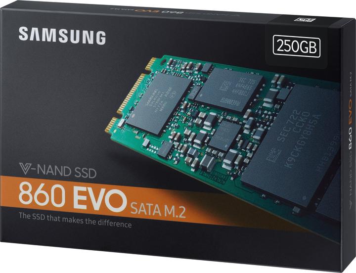Image du produit Samsung 860 Evo (250 Go, M.2 2280)