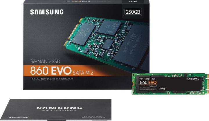 Image du produit Samsung 860 Evo (250 Go, M.2 2280)