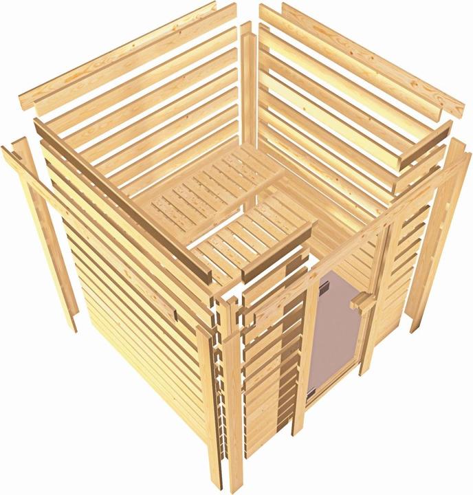 Actual product image Karibu Leona without roof rim (9 KW external control)