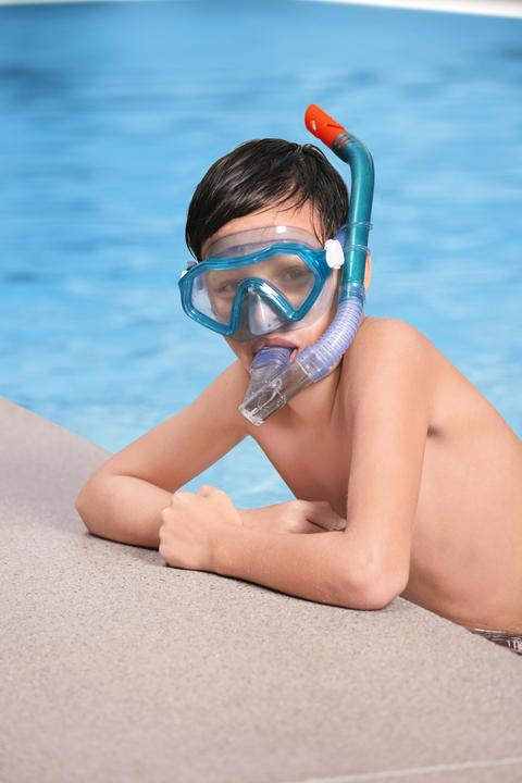 Immagine prodotto Bestway Set da sub per bambini con maschera, pinne e tubo rossi, 25046