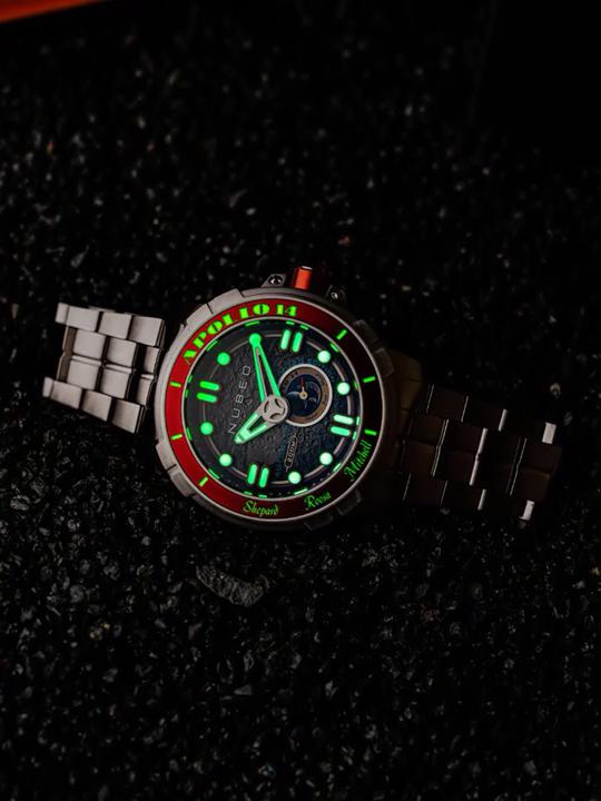Actual product image Nubeo NB-6093-22 Apollo 55th (Diving watch)
