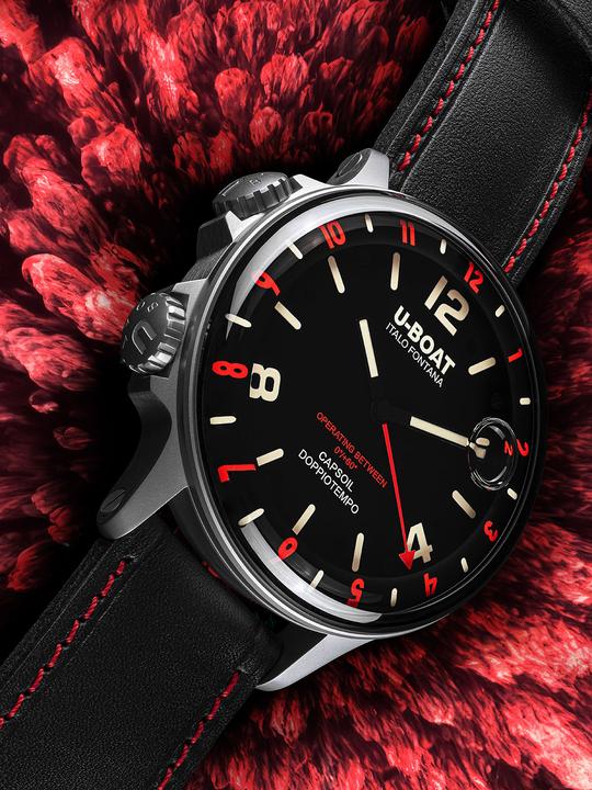 Immagine prodotto U-Boat 9674 Capsoil Doppioempo SS GMT (Orologio da polso analogico, 55 mm)