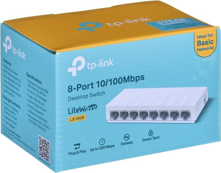 Image du produit TP-Link LS1008 (8 Ports)