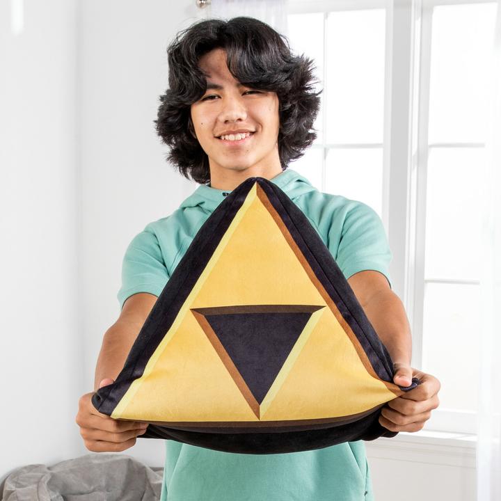 Actual product image Tomy The Legend of Zelda Mocchi-Mocchi plush figure Triforce 37 cm (44 cm)