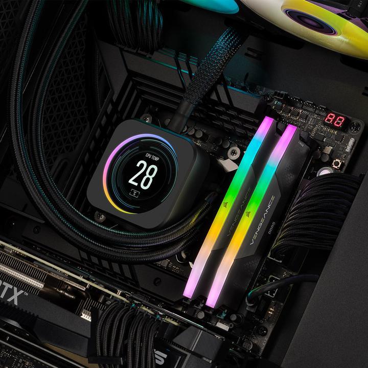 Actual product image Corsair D596GB 5200-38 Vengeance RGB bk K2 COR (2 x 48GB, 5200 MHz, DDR5 RAM, DIMM)