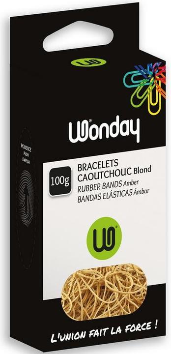 Image du produit Wonday Anneaux en caoutchouc dans un carton, naturel, 50 mm, 100 g (1 pcs)