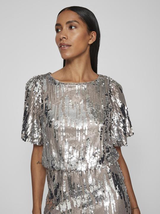 Produktbild Vila Viamaya S/S Sequin Ankle Dress/Dc (38)
