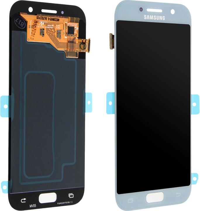Actual product image Samsung Original LCD complete set with touchscreen for Galaxy A5 2017 - Light blue (Display)