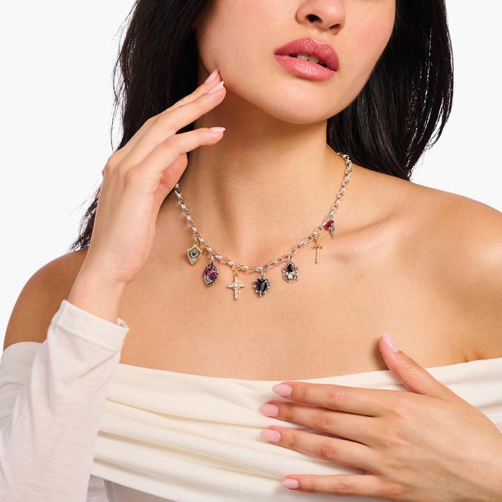 Image du produit Thomas Sabo Chaîne avec pendentifs True Romance (Argent 925, Émail, 45 cm)