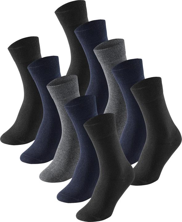 Schiesser Freizeitsocken Cotton Fit (10er Pack, 39 - 42)