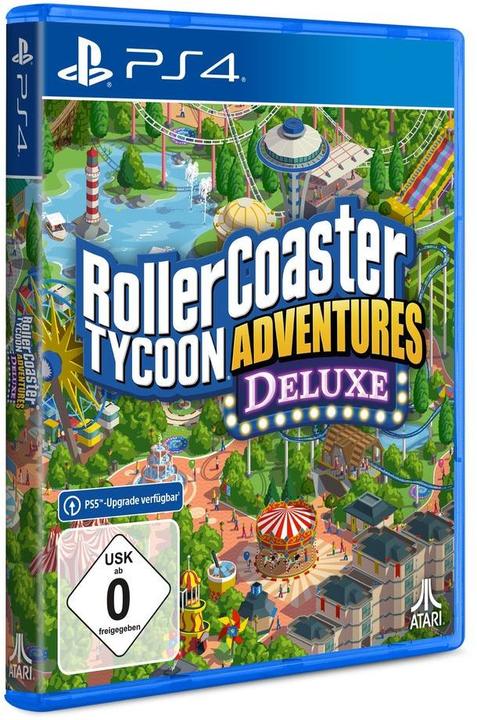 Actual product image Atari RollerCoaster Tycoon Adventures Deluxe (PS4, DE)