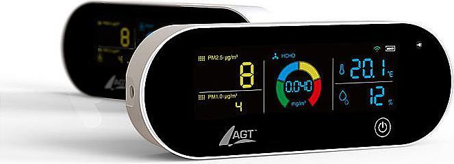 Actual product image AGT 5in1 Battery Air Quality Meter
