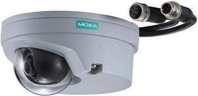 Produktbild Moxa VPORT P06-2M42M - EN 50155, 1080P, H.264MJPEG IP Kamera mit M12 Stecker, 1 Mikrofon eingebaut, PoE