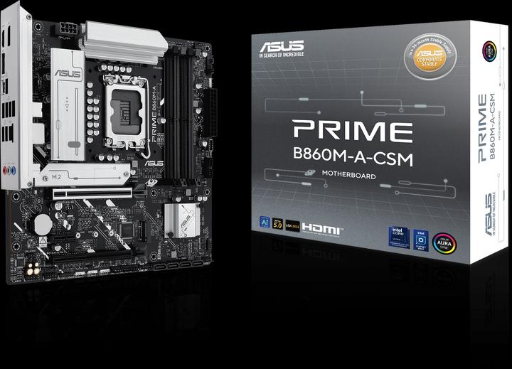 Actual product image ASUS PRIME B860M-A-CSM (LGA 1851, Intel B860, mATX)