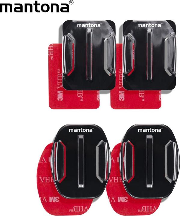 Actual product image mantona Adhesive fastening for GoPro (Various)