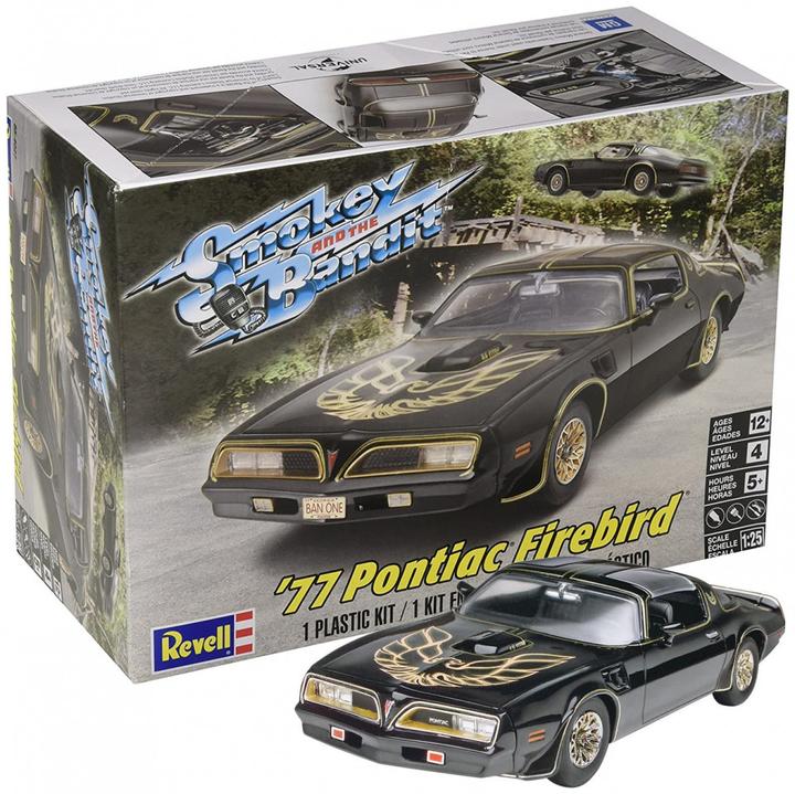 Actual product image Revell Smokey and the Bandit 77 Pontiac Firebird