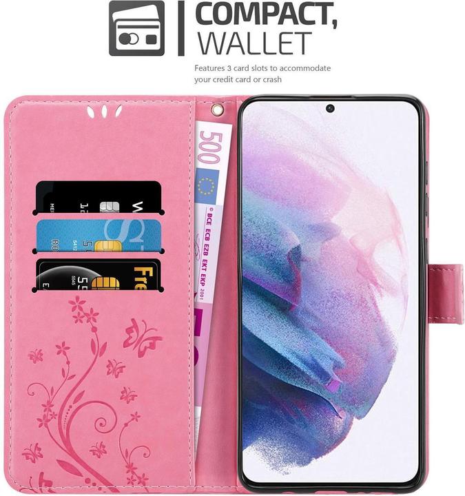 Image du produit Cadorabo Pochette Flower Book (Samsung Galaxy S21+)