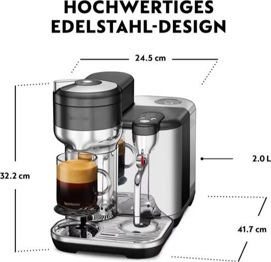 Image du produit Sage Nespresso Vertuo Creatista (NESPRESSO Vertuo, Fiche CH)