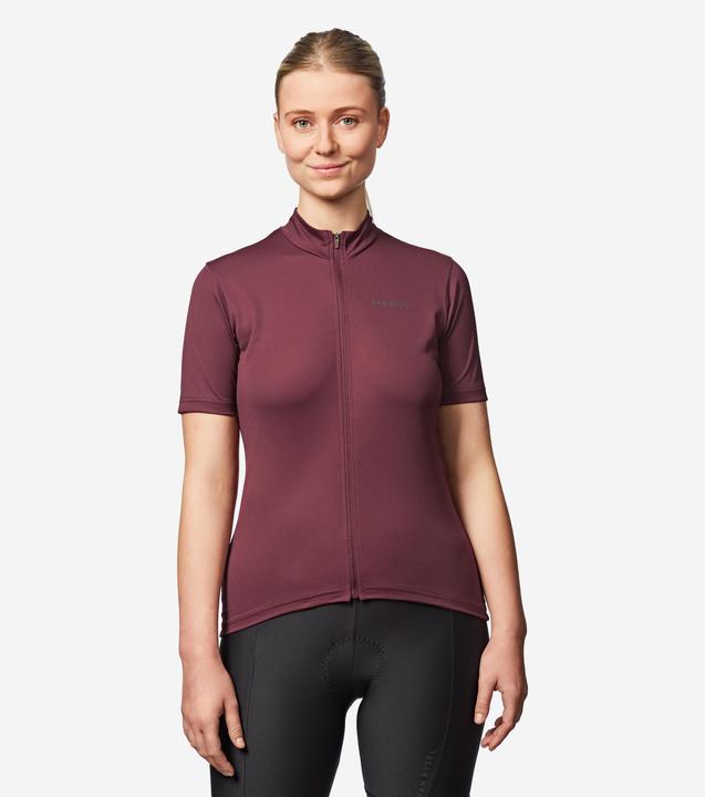Image du produit Van rysel Maillot manches courtes vélo essential femme bordeaux (L)