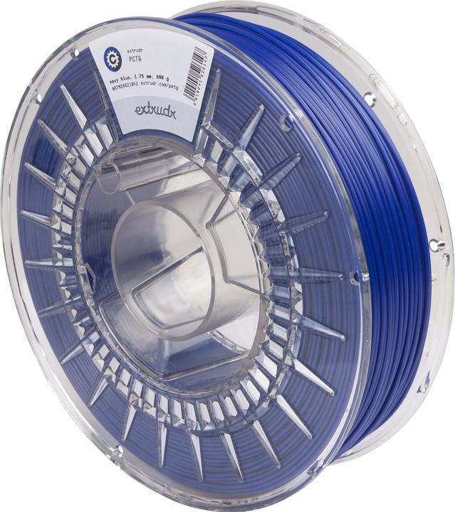 Actual product image Extrudr Filament PCTG Blue 1.75mm 800g (PCTG, 1.75 mm, 800 g, Blue)