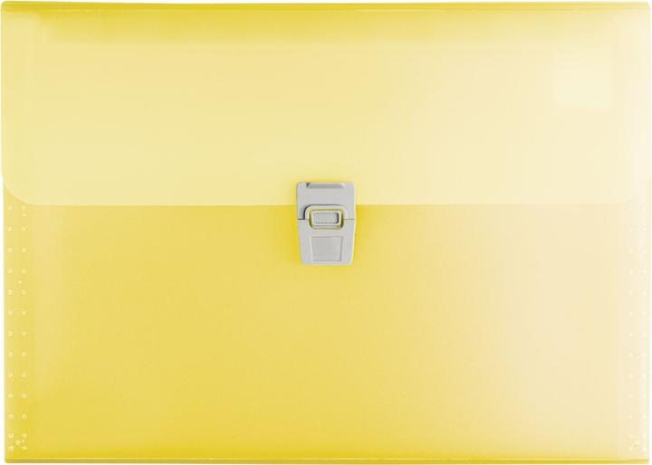 Cartella a scomparti FACT!pp 10 scomparti giallo (A4, 1 x)