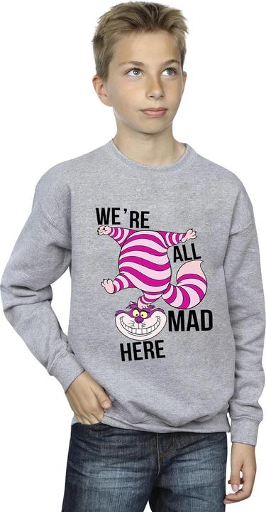 Produktbild Disney Jungen Alice im Wunderland Alles verrückt hier Sweatshirt (152, 158)