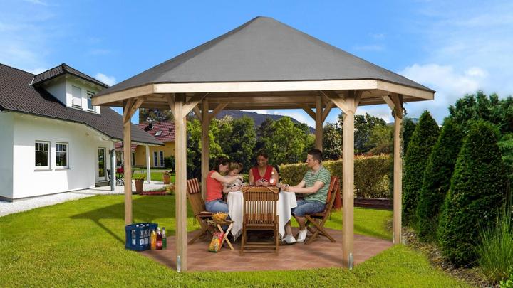 Produktbild Weka Holzbau Pavillon 656 Gr.2 (461 cm, 399 cm)