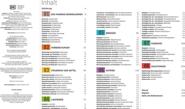 Actual product image Das ultimative Fahrrad-Handbuch (German, Claire Beaumont, 2021)