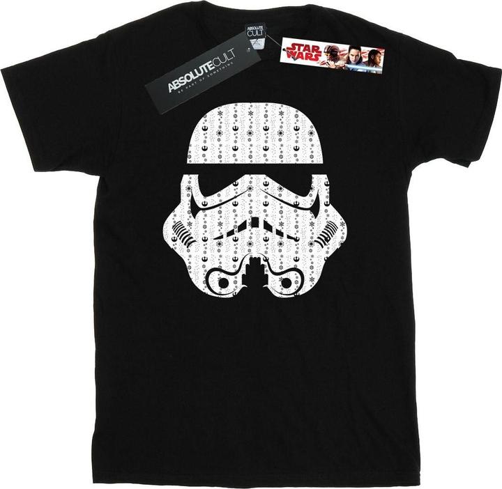 Star Wars Christmas Stormtrooper Helmet TShirt (3XL)