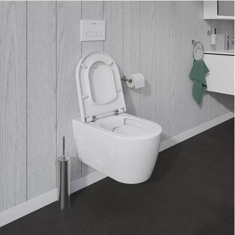Actual product image Duravit Wall-hung WC ME by Starck low-profile open splash rim Water-saving white with coating 252909