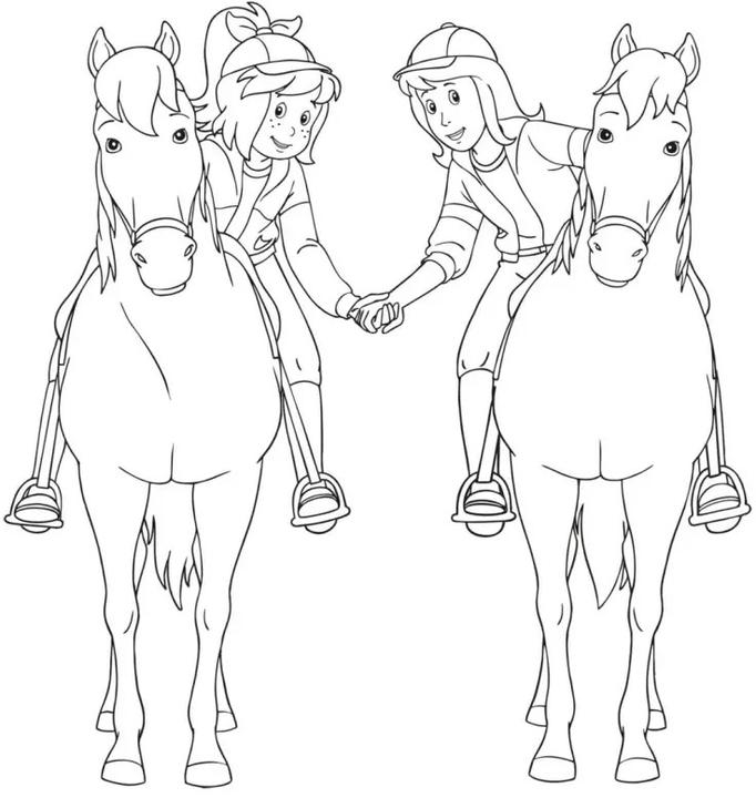 Actual product image Bibi and Tina: My colourful colouring block