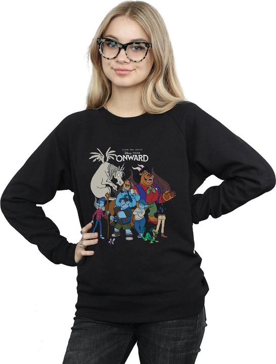 Image du produit Disney - Sweat ONWARD CHARACTER COLLAGE - Femme (L)